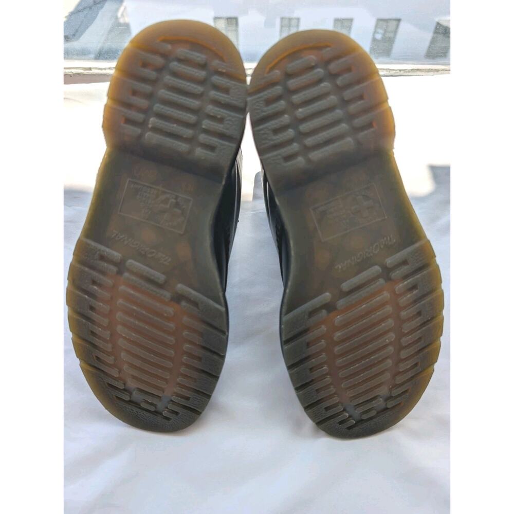 Dr. Doc Martens Air Wair VEGAN 1460 Felix Rub Off Black Combat Boots 5M/6W - Picture 7 of 7